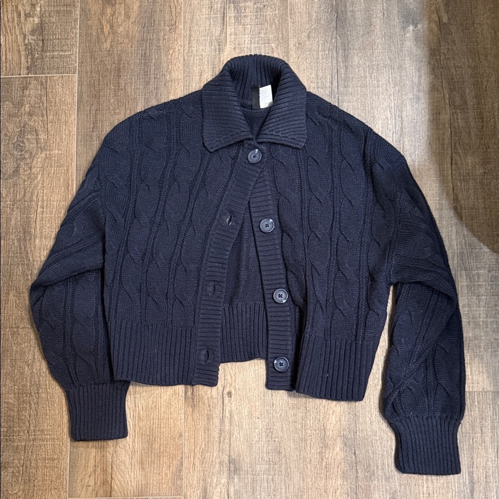 Divided Dark Blue Knit Sweater